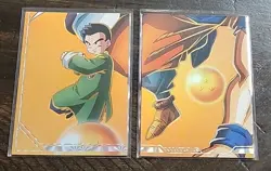 (2×) Thick Puzzle Cards - Dragon Ball Z Super - Trading Cards CCG - Exact Shown - Image 1