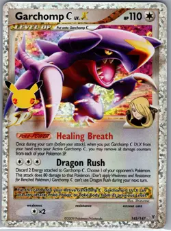 Garchomp C LV.X 145/147 Celebrations: Classic Collection - Pokemon Card - NM - Image 1