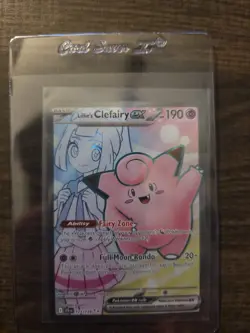 Pokemon TCG Lillie's Clefairy EX Holo Ultra Rare Card 173/159 Journey Together - Image 1