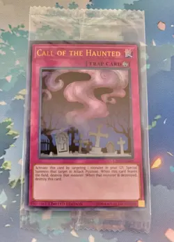 Yu-Gi-Oh Call of the Haunted LART-EN009 Sealed Promo Card Ultra NEW - Image 1