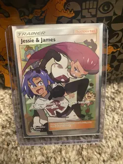 Pokemon TCG Jesse And James Full Art Trainer Card 68/68 Hidden Fates - Image 3