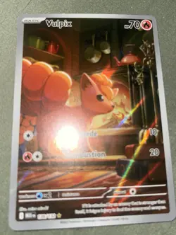 TGG Pokemon Cards - Vulpix 138/132 - Mega Evolution FA - NM 2025 full art rare - Image 2