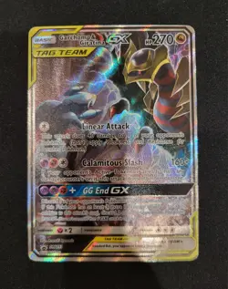 Pokemon TCG Garchomp & Giratina GX SM193 Sun & Moon Promo Card Near Mint - Image 1