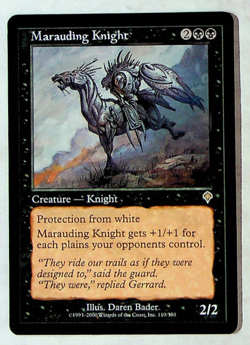 Marauding Knight - Invasion Edition - Magic The Gathering Card - Image 1
