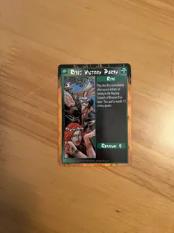 Rite: Victory Party - RAGE CCG Promo card, White Wolf Werewolf - Rare! - Image 1