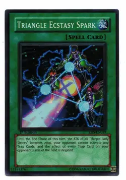 Yu-Gi-Oh Card: Triangle Ecstasy Spark RDS-EN039 Super Rare 1st Edition! EX - Image 1