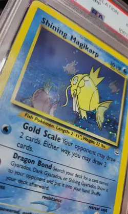 PSA 8 Shining Magikarp Neo Revelation 66/64 Pokemon Card - Image 3
