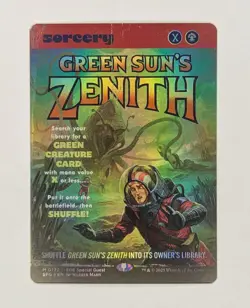 Green Sun's Zenith (Showcase) -Foil NM MTG Edge Of Eternities - Special Guests - Image 1