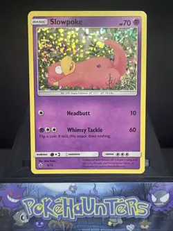 Pokemon Card Slowpoke 5/12 McDonald's 2018 Holo Card Promo NM - Image 1