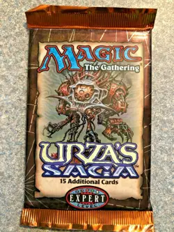 MTG - Factory sealed English Urza's Saga booster pack - Image 1