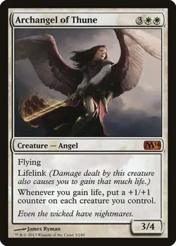 Archangel of Thune - M14 - NM - Magic The Gathering - MTG - Image 1