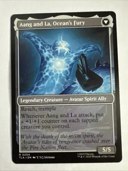 MTG - Avatar: The Last Airbender - Aang, Swift Savior / Ocean’s Fury 0204 NM - Image 2
