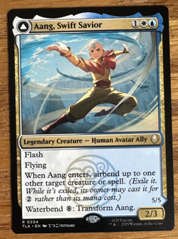 MTG Avatar: The Last Airbender, Aang, Swift Savior / Aang and La, Ocean's Fury - Image 1