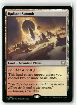 Radiant Summit 23 NM MTG Commander: Edge of Eternities Magic - Image 1