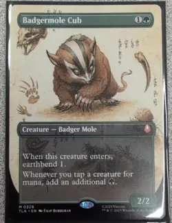 Badgermole Cub (Borderless) - Avatar: The Last Airbender (TLA) - Image 1