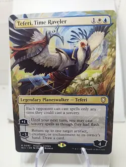 Teferi, Time Raveler (Borderless) Commander: Bloomburrow Regular - Image 1