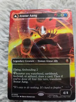 Avatar Aang (Raised Foil) Avatar: The Last Airbender Foil - Image 3