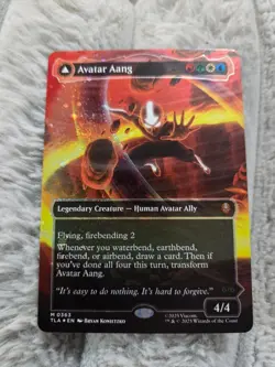 Avatar Aang (Raised Foil) Avatar: The Last Airbender Foil - Image 5