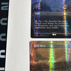 MTG - Scalding, Marsh, Verdant, Arid Mesa / Fetch Lands - Dragon-Scale - NM - Image 3