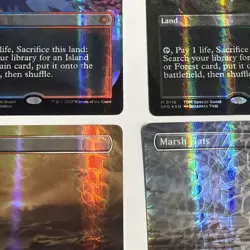 MTG - Scalding, Marsh, Verdant, Arid Mesa / Fetch Lands - Dragon-Scale - NM - Image 4