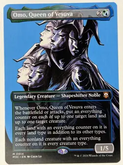 Omo, Queen of Vesuva (Borderless) M Commander: Modern Horizons 3 14 NM - Image 1