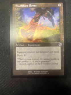 Swiftfoot Boots (Retro Frame) Commander: the Brothers' War Regular - Image 1