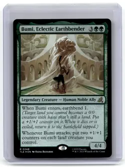 MTG Magic The Gathering Avatar Bumi Eclectic Earthbender Eternal Foil - Image 1
