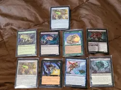 MTG Frog x9 Chub Toad/Unwilling Ingredient/Morgue Toad/Papercraft Decoy - Image 1