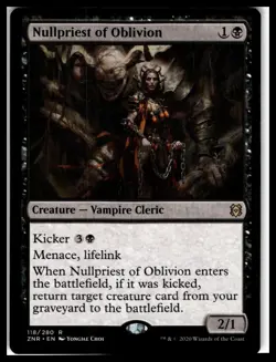 Zendikar Rising #118 Nullpriest of Oblivion - Image 1