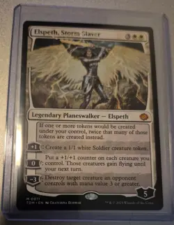 MTG Elspeth, Storm Slayer Tarkir: Dragonstorm Regular #0011 - Image 1