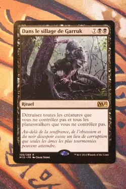 In Garruk's Wake/Dans le sillage de Garruk Mtg VF EX - Image 1