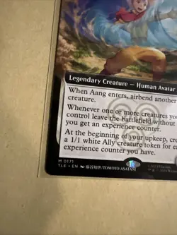 MTG Aang, Airbending Master TLE 0171 M NM Regular Extended Art - Image 3