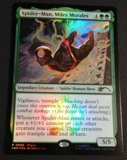 Magic The Gathering Marvel Spider-Man Miles Morales Foil Promo P0008 - Image 1