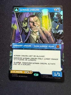 Norman Osborn - Borderless Foil - NM - Spider-Man MtG - Image 1