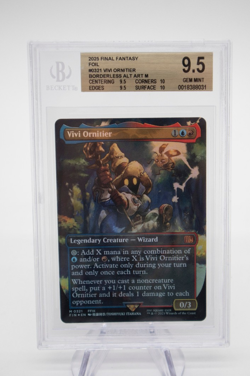 Vivi Ornitier Borderless Foil #321 Magic the Gathering Final Fantasy BGS 9.5 - Image 1