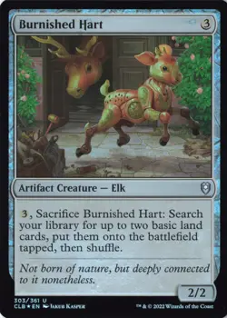 Burnished Hart Commander Legends: Battle for Baldur's Gate Foil NM 303 CLB - Image 1