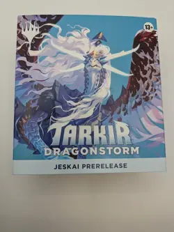 Magic the Gathering: Tarkir Dragonstorm Jeskai Prerelease Booster Box Pack - Image 1