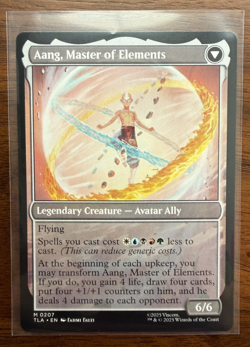 Avatar Aang Aang, Master of Elements #207 The Last Airbender Magic MTG - NM - Image 2