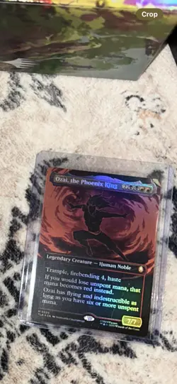 MTG Avatar *FOIL* BORDERLESS M Ozai, the Phoenix King #0335 High Quality Card! - Image 1