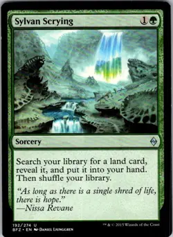 Magic | BFZ | Sylvan Scrying | 192 | Normal | LP - Image 1