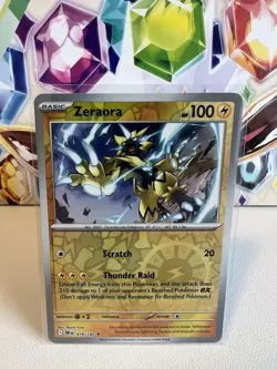 Zeraora 078/182 Reverse Holo - Pokemon TCG Destined Rivals Holo Rare NM - Image 1
