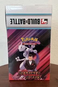 Pokemon Scarlet & Violet Destined Rivals Build and Battle Display (10 Boxes) - Image 1