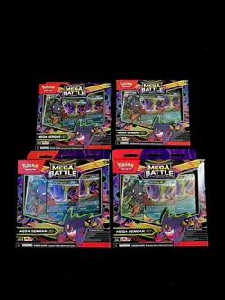 Lot of (4) Pokemon TCG Mega Battle Decks (Mega Gengar ex) Factory Sealed - Image 4