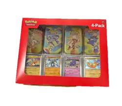 Pokemon TCG Scarlet & Violet 151 Mini Tin 4-Pack Sam's Club Sealed - Lot of 2 - Image 1