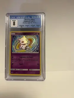 Pokemon Shining Mew 40/73 Shining Legends Holo CGC 8 PSA - Image 1