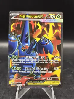 Pokemon TCG Mega Heracross ex 108/094 Me02: Phantasmal Flames Ultra Rare NM - Image 1