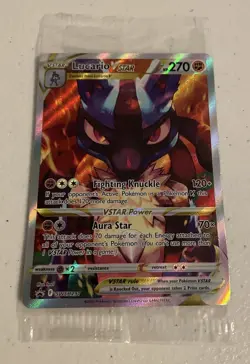 Lucario Vstar 2023 Crown Zenith Sealed Black Star Promo SWSH291 Pokemon - Image 1