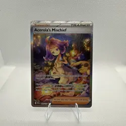 Pokemon TCG Acerola’s Mischief 183/132 Mega Evolution NM - Image 1