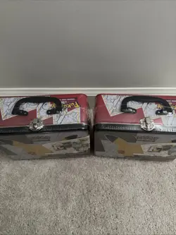2X Pokemon Celebrations 25th Anniversary Collector's Chest Lunch Box Tin 2x - Image 2
