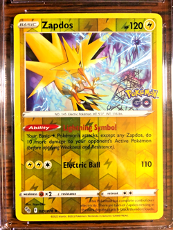 Zapdos Reverse Holo Rare #029 - CGC MINT 9 - 2022 Pokemon GO - Pokemon TCG - Image 2